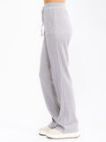 High Waist Casual Straight Pants for Women – Soft Loose Drawstring Trousers for Autumn & Winter